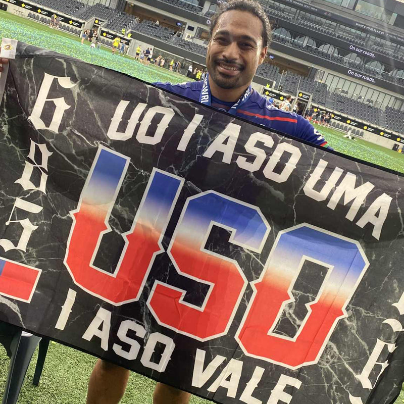 Bunty Afoa with Uso Aso Uma